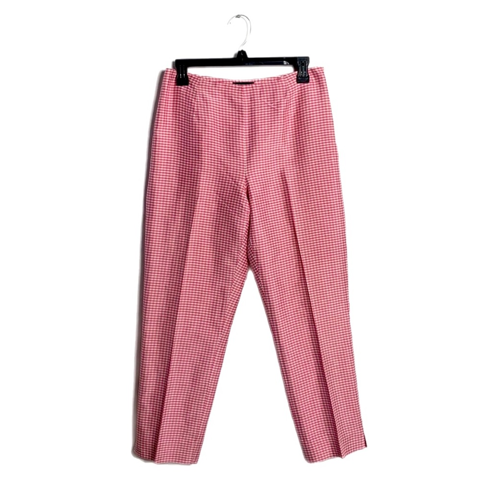 Ann Taylor 100% Silk Pink and White Checkered FINAL SALE NO OFFERS ACCEPTED READ